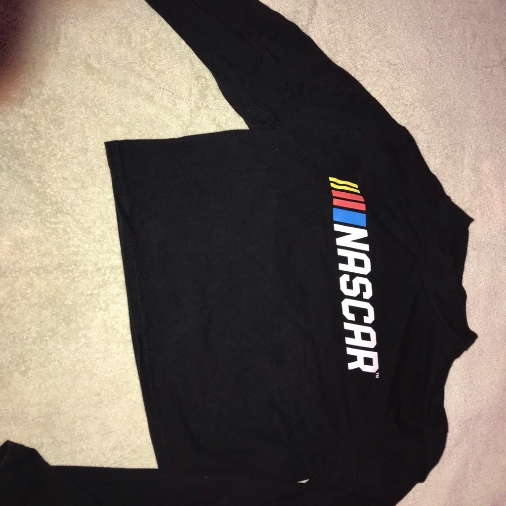 Crop top long sleeve “nascaar” shirt